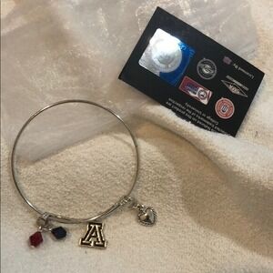 Alabama Crimson TIde Austrian Crystal Wire Bracelet